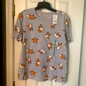 Dog printed shirt